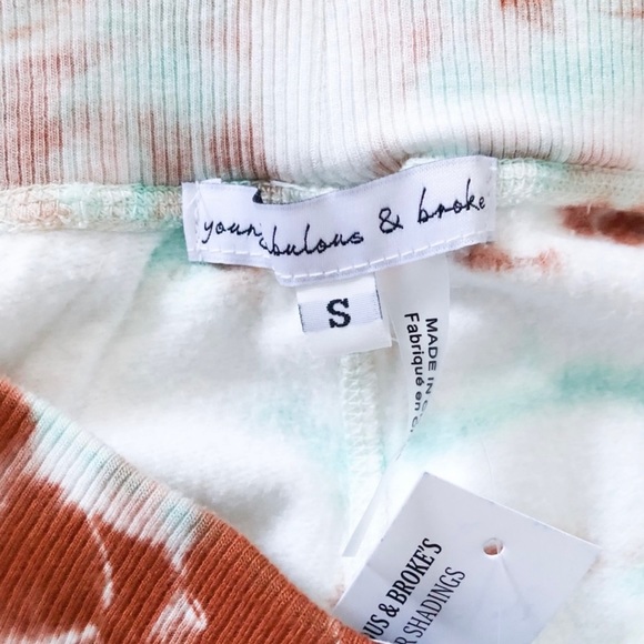 YOUNG FABULOUS & BROKE Tie Dye Jogger Sweatsuit Set NWT - Picture 8 of 10